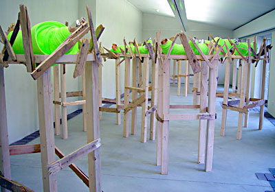 isoliertes system, installation, kunstverein brühl, 22. oktober bis 18. november 2006